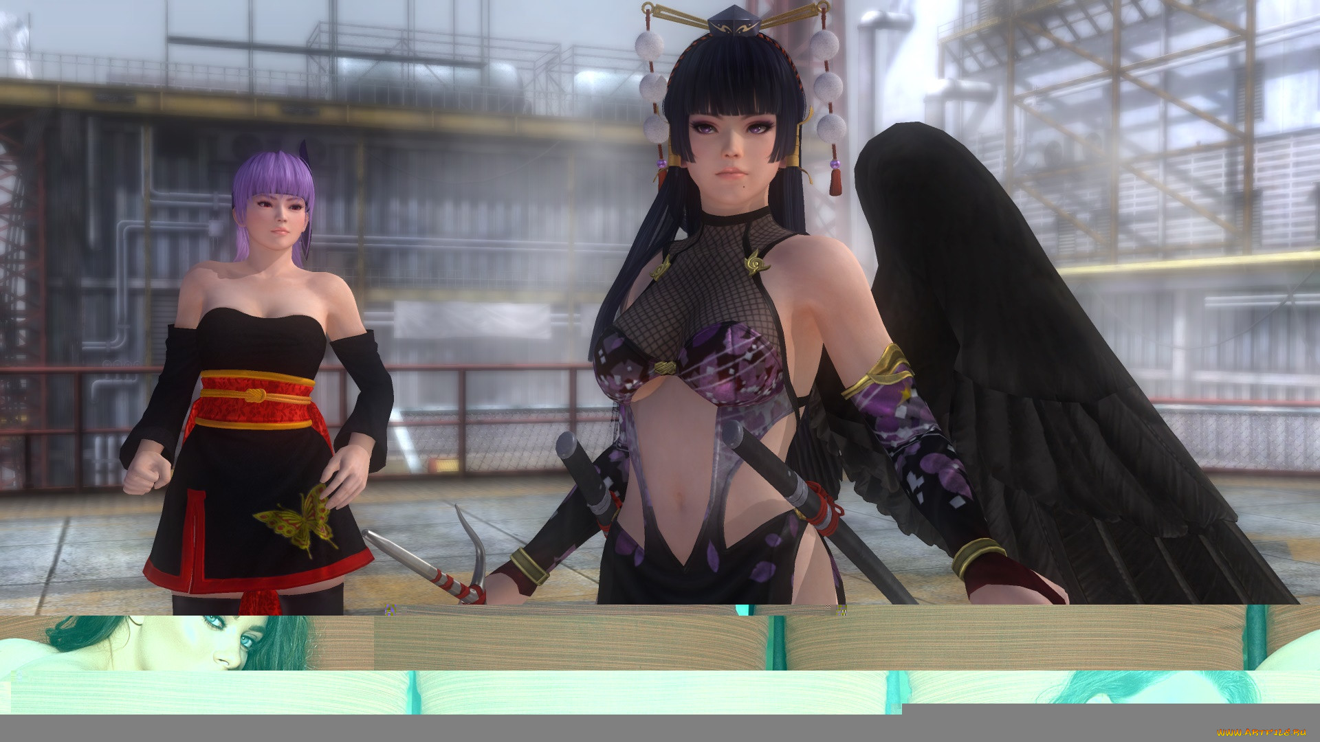 ayane and nyotengu black ninja, 3 ,  , anime, , , , 